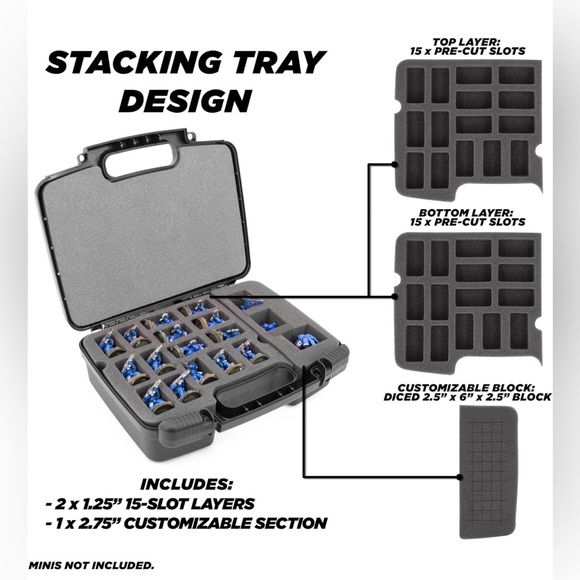Mini Storage Hard Shell Storage & Organization | New Casematix Miniature Storage Hard Shell ...